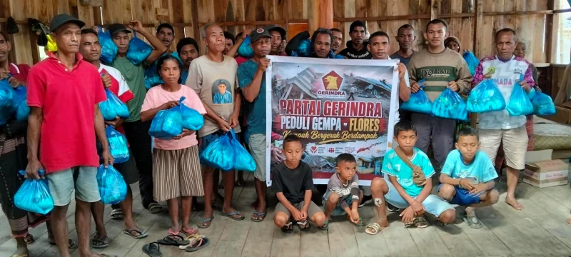 Gerindra Peduli Gempa Flores