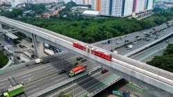 Progres LRT Jakarta Fase 1B Tembus 97,99 Persen, Rampung Pertengahan Agustus 2026