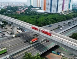 Progres LRT Jakarta Fase 1B Tembus 97,99 Persen, Rampung Pertengahan Agustus 2026