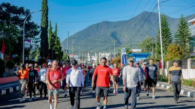 Plt Sekda Manggarai Geram, Partisipasi ASN pada Car Free Day Perdana Minim