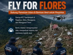 Asosiasi Pilot Drone Indonesia Dukung Pemetaan Udara Wilayah Terdampak Gempa di Kabupaten Manggarai