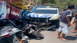 Mobil Sat Lantas Polres Manggarai Tabrak Tenda Pengungsian di Cibal, Polisi Berikan Penjelasan