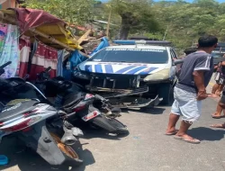 Mobil Sat Lantas Polres Manggarai Tabrak Tenda Pengungsian di Cibal, Polisi Berikan Penjelasan