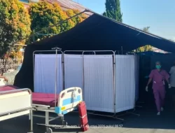 Pasca Gempa 7.7 SR, Tenda-Tenda Darurat Dibangun Sekitar RSUD Ruteng