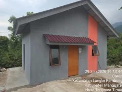 Baru Rampung 5 Unit, Pembangunan Huntara di Manggarai Didominasi Penyiapan Lahan