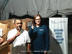 Meratus Foundation Salurkan Bantuan Tanggap Darurat di Posko Ruteng, Hery Nabit Apresiasi
