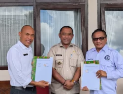 Disaksikan Bupati, Bapenda dan BPN Manggarai Resmi Teken PKS Integrasi Data Pertanahan dan Perpajakan