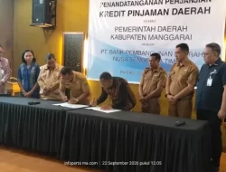 Pemkab Manggarai dan Bank NTT Sepakati Pinjaman Daerah Rp46 Miliar, Berikut Pemanfaatannya