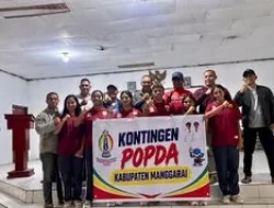 Lepas Kontingen POPDA 2026, Pj Sekda Manggarai Tekankan Disiplin dan Sportivitas